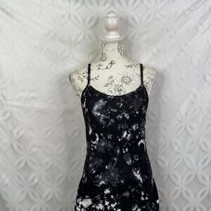 Lululemon Power Y Dusk Dye White Black Size 8 Tank Top
